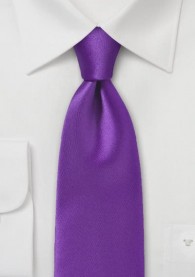 Krawatte unifarben Kunstfaser violett