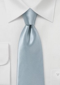 Krawatte italienische Seide silbergrau monochrom