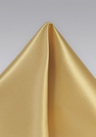 Ziertuch italienische Seide einfarbig  gold-hell