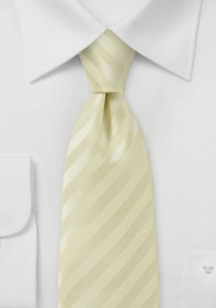 Streifen-Krawatte vanille