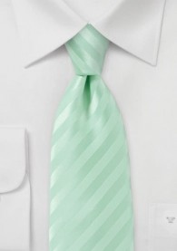 Linien-Krawatte blassgrün