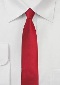 Krawatte rot schmal
