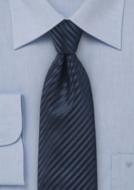 Krawatte Streifen-Struktur marineblau