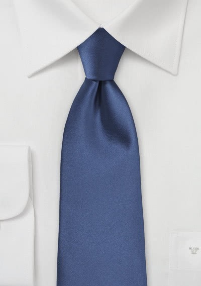 Modische Krawatte blau Kunstfaser