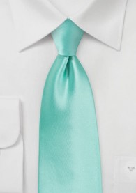 Stylische Krawatte türkis Kunstfaser