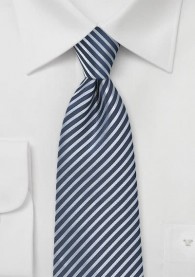 Krawatte abgestuft streifengemustert navyblau