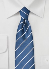 Microfaser-Krawatte königsblau  schmal