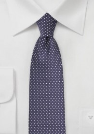 Krawatte zierliche Pünktchen violett