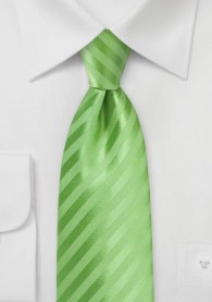 Krawatte Linien apfelgrün abgestuft