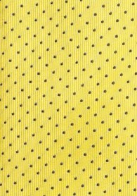 Krawatte schlank Punkt-Pattern gelb dunkelblau