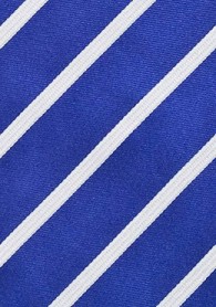 XXL-Businesskrawatte Linien-Pattern blau weiß