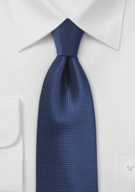 Krawatte Waffel-Oberfläche navyblau