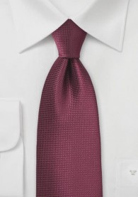 Krawatte Gitter-Struktur burgunderrot