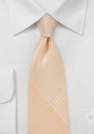 Krawatte abstraktes Muster apricot