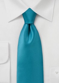 Krawatte blaugrün unifarben
