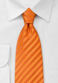 Mikrofaser Krawatte kräftiges Orange
