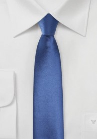 Krawatte schlank monochrom blauschwarz