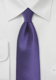 Krawatte monochrom violett strukturiert