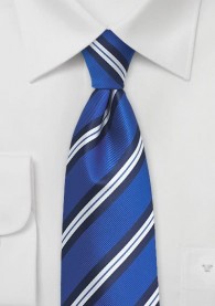 Krawatte gestreift blau dunkelblau