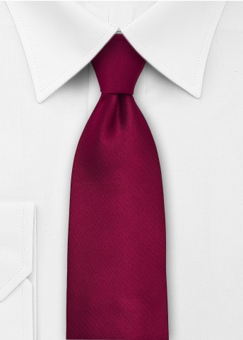 Krawatte klassisches Sherryrot