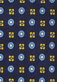 Krawatte Embleme navy