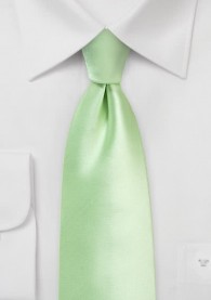 Krawatte unifarben staubgrün