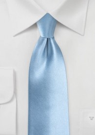 Krawatte unifarben hellblau