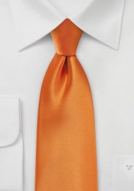 Krawatte Kinder monochrom orange