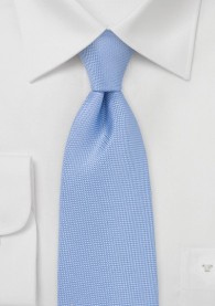 Strukturierte Krawatte Jungens leichtblau