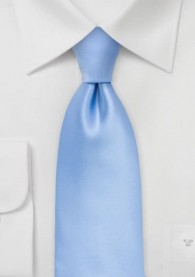 Krawatte Kinder einfarbig eisblau