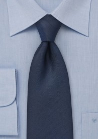 Krawatte Kinder einfarbig marineblau