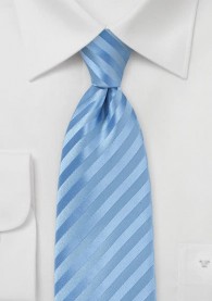 Krawatte Jungens gestreift leichtblau