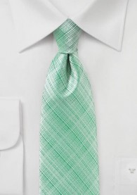 Modische Krawatte strukturiert edelgrün