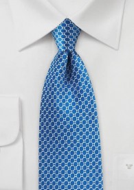 Krawatte Netz- Pattern royal Retro