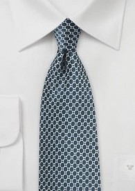 Krawatte Netz- Dekor navy Retro