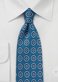 Krawatte Ornament-Dekor petrol