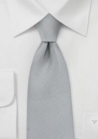 XXL-Krawatte strukturiert silber
