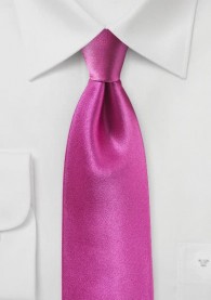 Krawatte Satinglanz pink