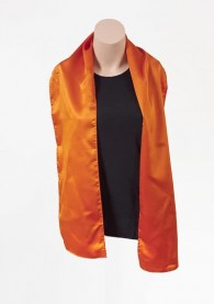Damenschal orange aus Kunstfaser