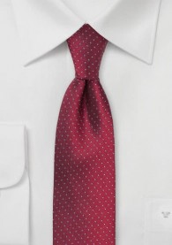 Krawatte Punkt-Pattern rot hellblau