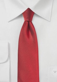 Krawatte strukturiert mittelrot