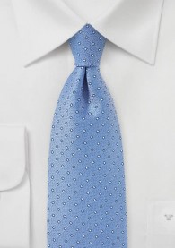 Krawatte Pünktchen hellblau