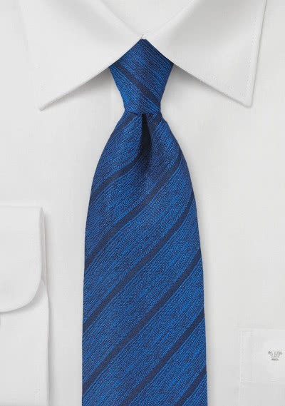 Krawatte blau streifig