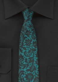 Krawatte Mosaik-Look blaugrün