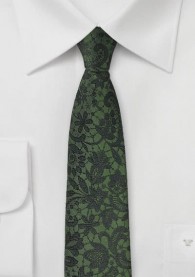 Krawatte Mosaik-Design dunkelgrün