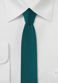 Krawatte extra schmal geformt türkis