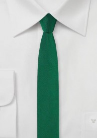Krawatte extra schmal flaschengrün