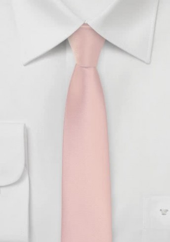 Schmale Krawatte rosé