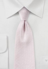 Krawatte Herringbone blush-rosé