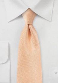 Krawatte Herringbone lachsfarben